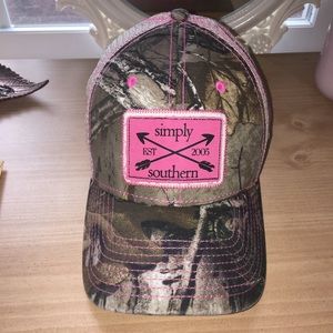 Simply Southern pink camo hat
